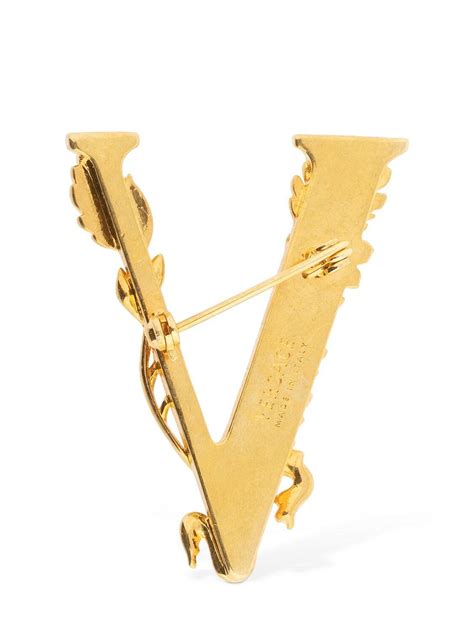 versace v brooch|Versace jewelry collection.